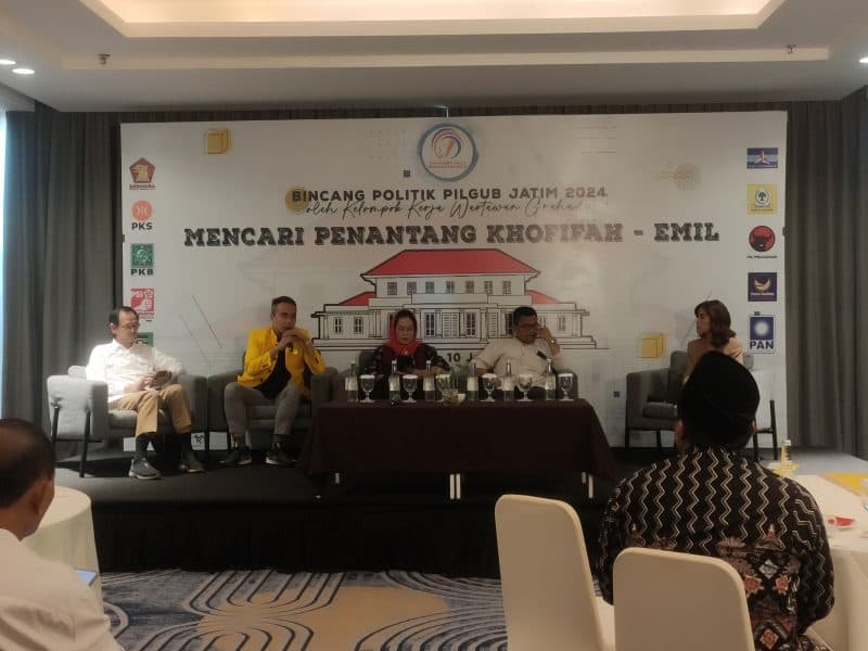 Pokja Wartawan Grahadi Gelar Bincang Mencari Penantang Khofifah-Emil