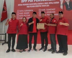 Ini Daftar Rekomendasi Pasangan Calon Kepala Daerah di Jatim dari PDIP