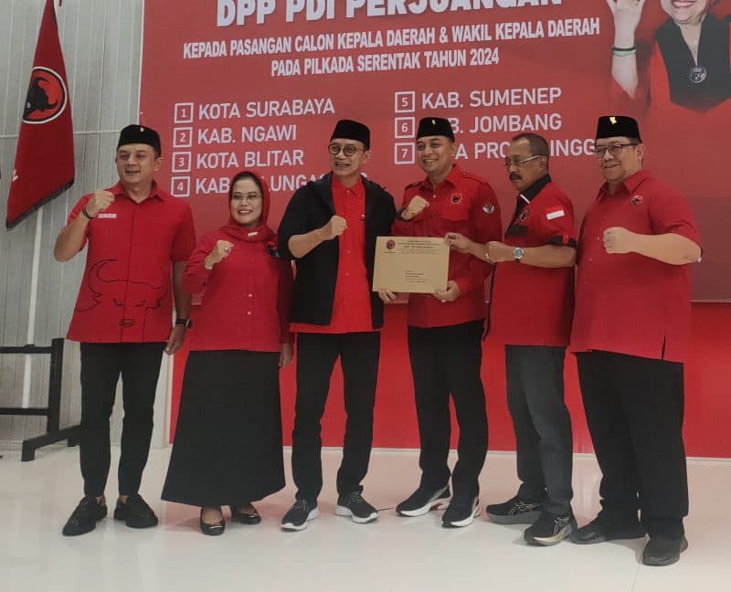 Ini Daftar Rekomendasi Pasangan Calon Kepala Daerah di Jatim dari PDIP