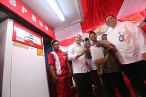 SPBU Khusus Nelayan Pertama di Surabaya Resmi Beroperasi