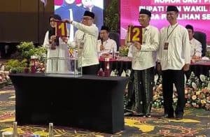 Sah! Pengundian Nomor Urut, Paslon Ipuk-Mujiono 1 Dan Gus Makki-Ali 2