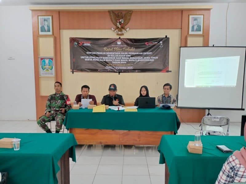 KPU Banyuwangi Belum Tetapkan DPT, Tunggu Hasil Perbaikan Data Pemilih