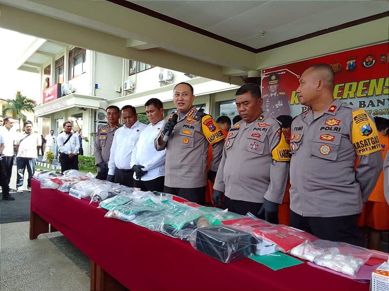 Polresta Banyuwangi Amankan Puluhan Ribu Obat Keras dan Narkotika