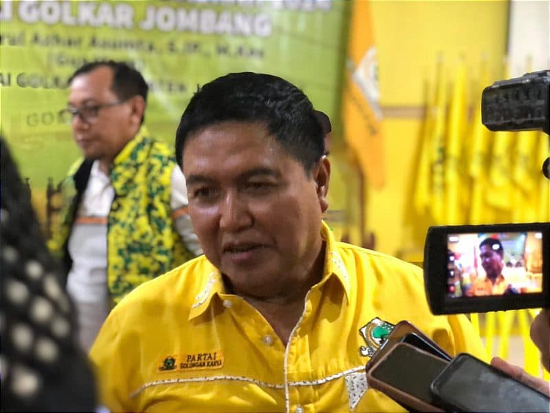 DPD Golkar Jombang Targetkan Seratus Ribu Suara Paslon WarSa