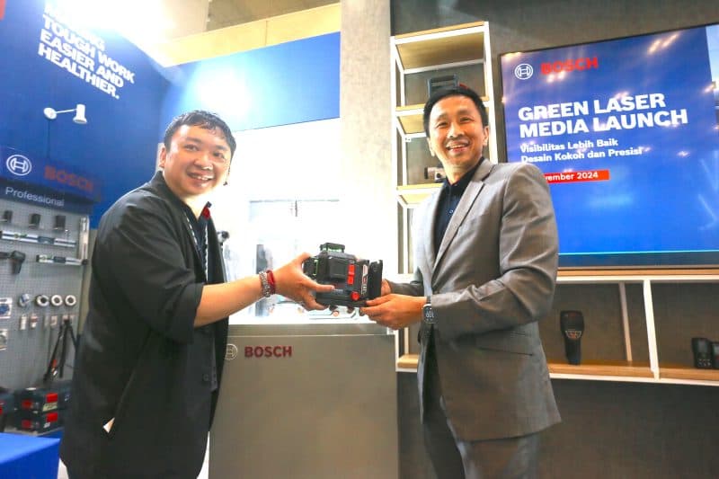 Laser Bosch GLL 18V-120-33 CG Permudah Kontraktor, hingga Surveyor