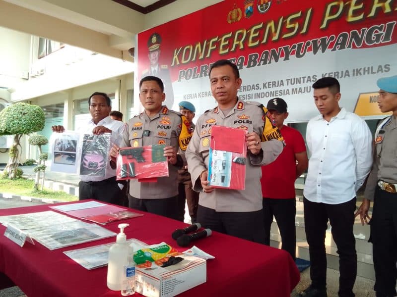 Koboi Banyuwangi Todongkan Pistol Ke Jukir Ditetapkan Jadi Tersangka 