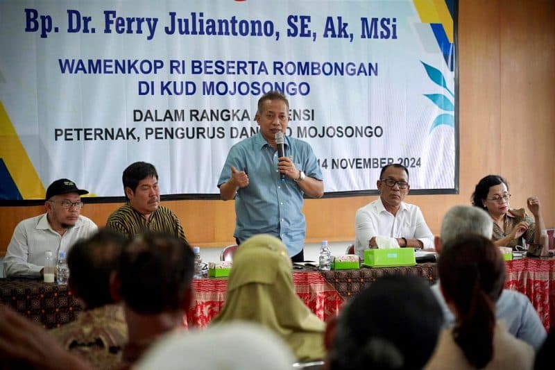 Atasi Kisruh Susu, Wamenkop Dorong KUD Masuk Industri Pengolahan