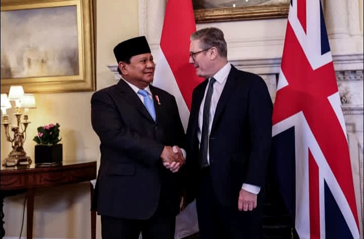 Perkuat Bilateral, Presiden Prabowo dan PM Starmer Bahas Isu Strategis