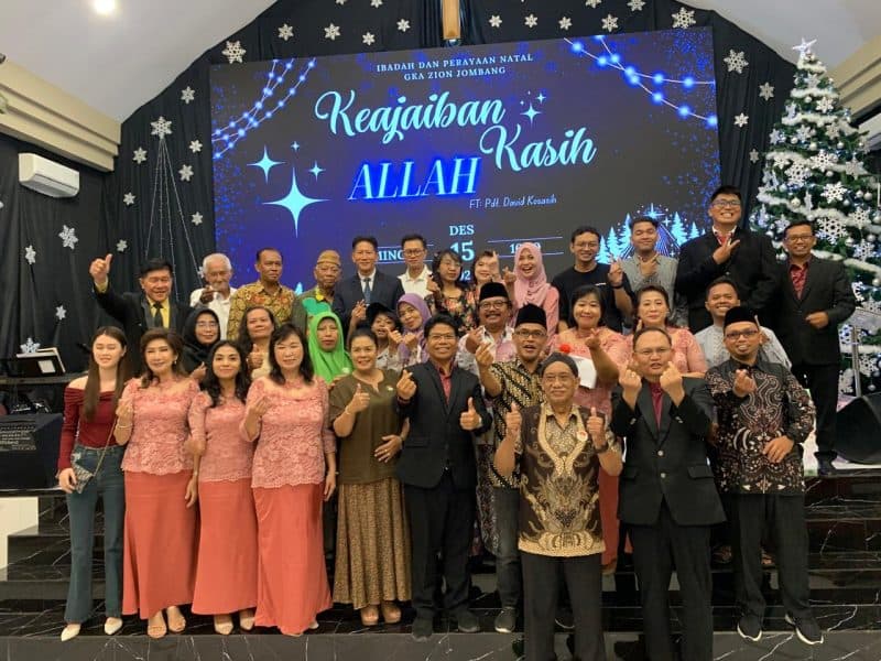 Damai Natal 2024, Jemaah Gereja Bersanding Bareng Tokoh Lintas Agama