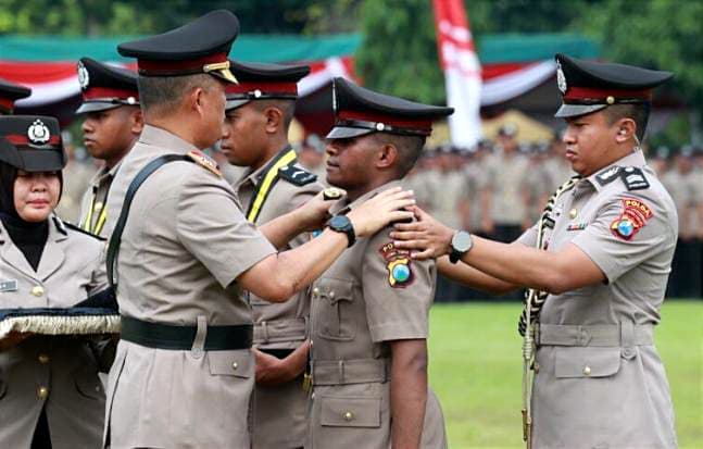 900 Bintara Polri Baru Siap Mengabdi Untuk Negeri