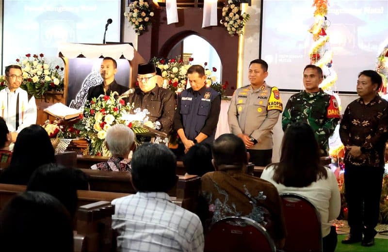 Kodim 0808 dan Polres Blitar Gelar Pengamanan Terpadu Ibadah Natal