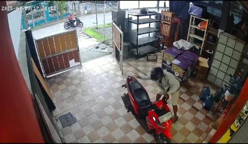 Motor Pegawai Katering Raib Digondol Maling