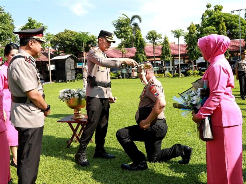 Naik Pangkat, 68 Personel Polres Jombang Terima Pesan Jaga Citra Polri