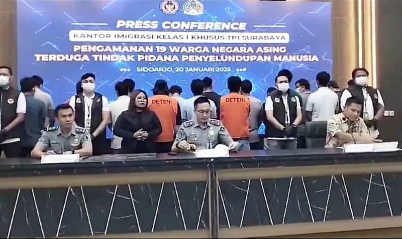 Imigrasi Bongkar Sindikat Perdagangan Orang di Rungkut Surabaya