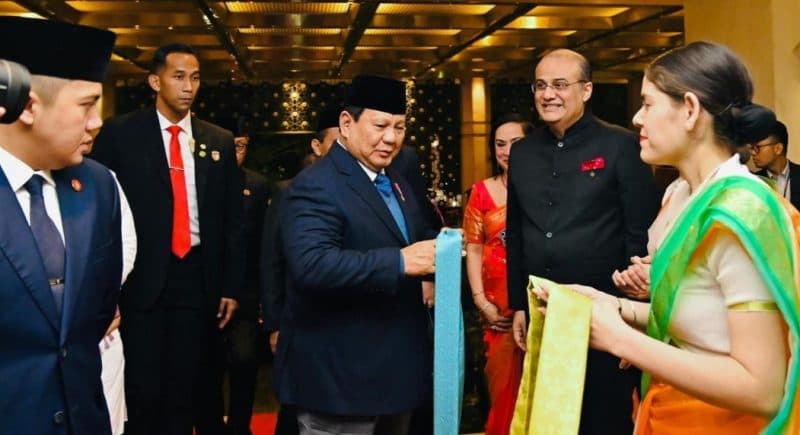 Perayaan Hari Republik India, Prabowo Disambut Mahasiswa Indonesia