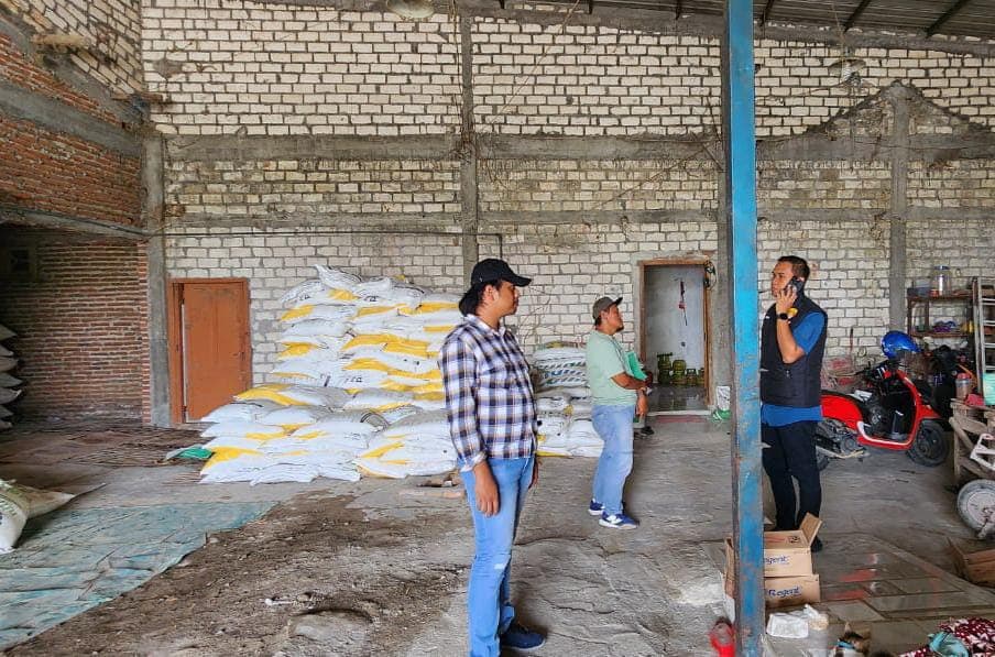 Cegah Penimbunan, Polres Jombang Periksa Gudang Distributor Pupuk
