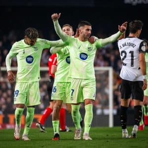 Barcelona Hancurkan Valencia 0-5, Pesta Gol di Stadion Mestalla
