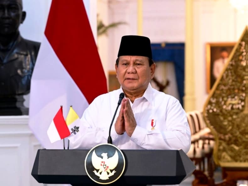 Prabowo Kenang Paus Fransiskus: Panutan Perdamaian Dunia Telah Tiada