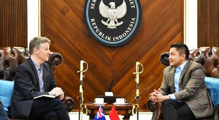Seskab Indra dan Dubes Australia Bahas Persiapan Kunjungan PM Albanese