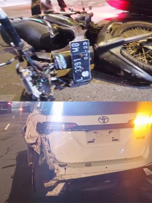 Kecelakaan Beruntun Mayjen Sungkono Surabaya Dini Hari, 3 Korban Luka