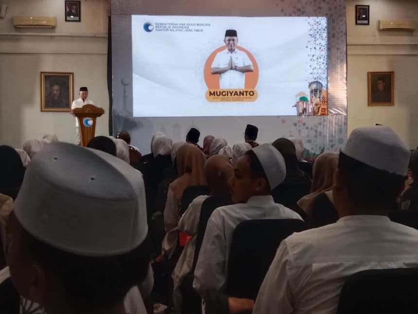 Wamen HAM RI Mugiyanto Kunjungi Tebuireng Jombang Beri Penguatan HAM
