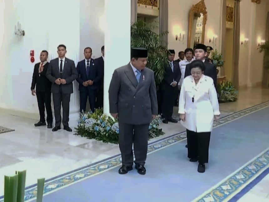 Meredanya Tensi Politik, Prabowo & Mega Akrab di Hari Lahir Pancasila