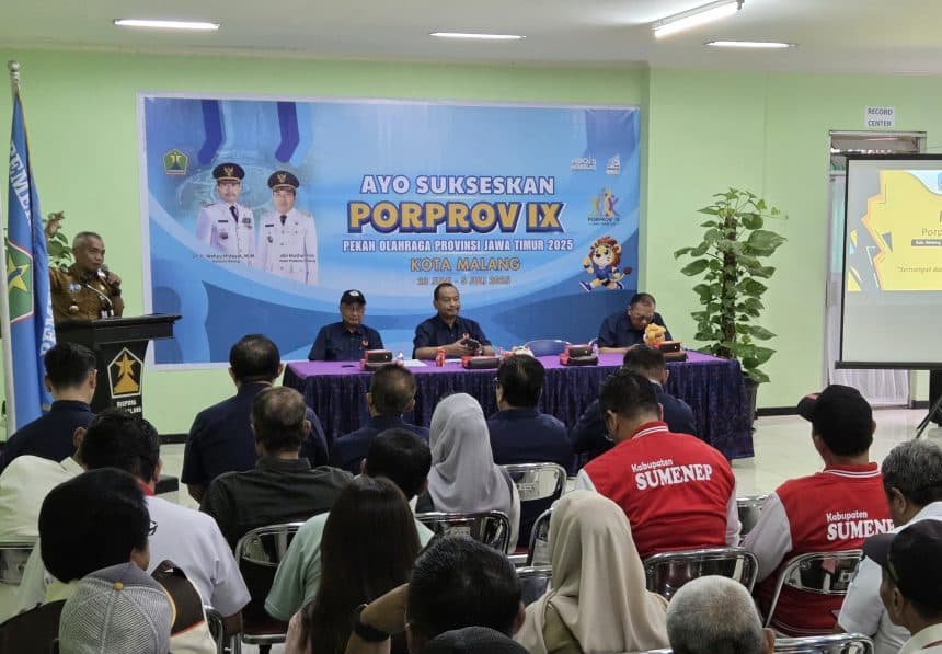 KONI Jatim Gelar DRM Porprov IX 2025, Malang Raya Siap Jadi Tuan Rumah