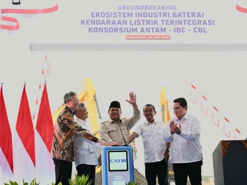 Indonesia-Tiongkok Bangun Pabrik Baterai EV Terbesar se-Asia Tenggara
