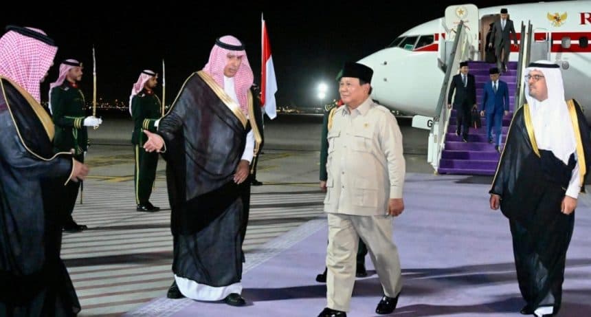 Presiden Prabowo Tiba di Arab Saudi, Ini Agendanya