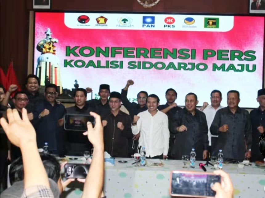 Tolak LPJ Bupati, Partai-Partai Bentuk Koalisi Baru Sidoarjo Maju