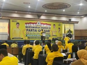 Musda ke-XI DPD Partai Golkar Jombang: Andik Terpilih Secara Aklamasi
