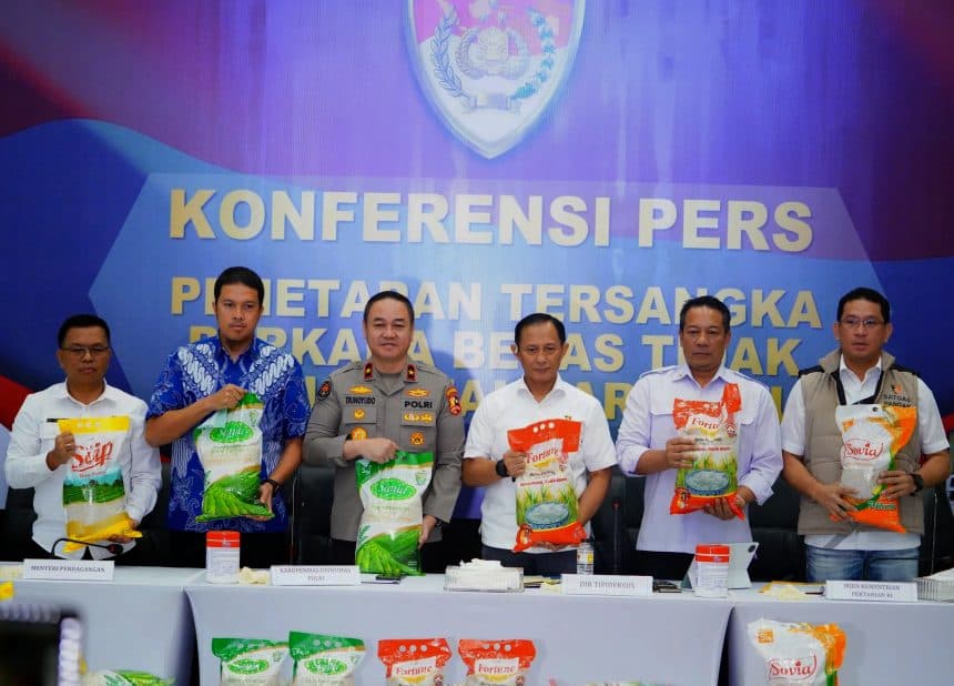 Bareskrim Polri Tetapkan 3 Tersangka Kasus Beras Premium Oplosan
