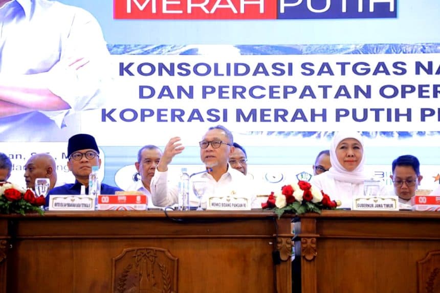 8.494 Koperasi Merah Putih Terbentuk, Jatim Jadi Pilot Project