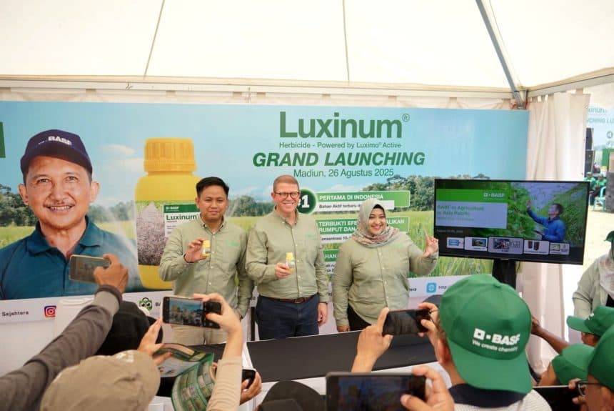 BASF Resmikan Produk Herbisida Luxinum® untuk Melawan Gulma Bandel