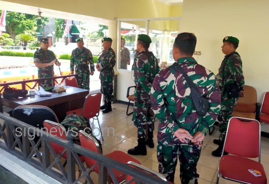 TNI Perketat Penjagaan, Minta ASN Jombang Layani Rakyat Sepenuh Hati