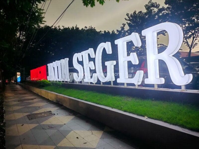 Lapangan Jatim Seger yang dikelola Dispora Provinsi Jawa Timur, di Jalan Kertajaya, Surabaya. (foto: jero)