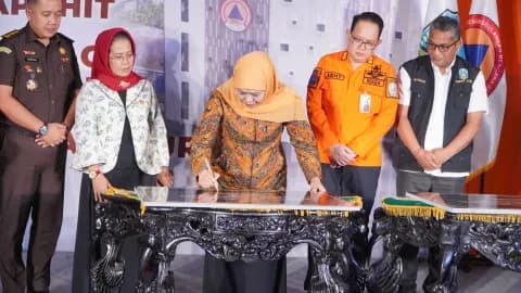 Intip Peresmian & Kecanggihan Gedung Gerha Majapahit Milik BPBD Jatim