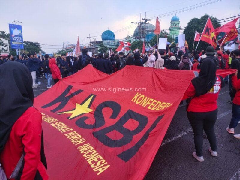Foto peringatan Hari Buruh atau May Day tahun 2026. (foto:jero)