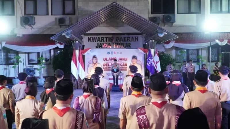 Hari Pramuka ke-65 di Jatim: Pengurus hingga DKD Resmi Dilantik