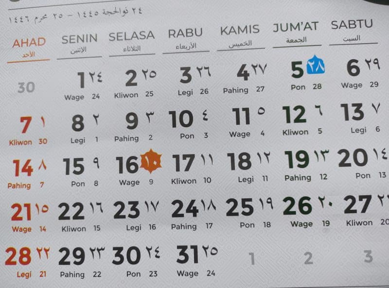 1 Muharram 2024 Jatuh di Tanggal Berapa ?