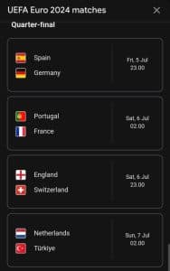 Ini Tim Perempatfinal Euro 2024 akan Sajikan Big Match