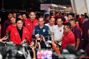 Jokowi Apresiasi Perjuangan Timnas Indonesia Tahan Imbang Australia