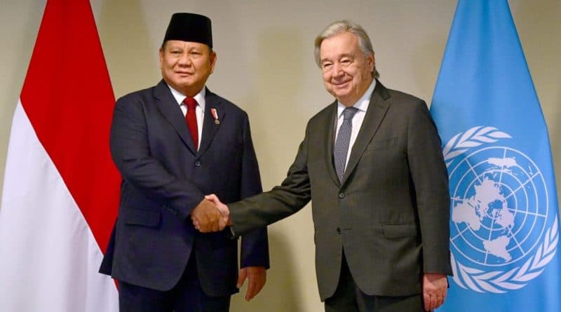 Ini Dukungan Presiden Prabowo ke Sekjen PBB António Guterres
