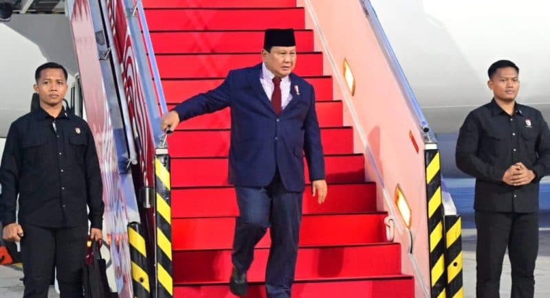 Usai Kunjungan Kerja ke 6 Negara, Presiden Prabowo Tiba di Indonesia