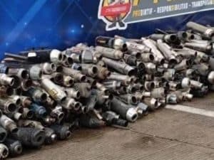 Operasi Lilin Semeru 2024, Polrestabes SBY Sita Ratusan Knalpot Brong