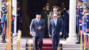 Presiden Prabowo Disambut Presiden Mesir Abdel Fattah El-Sisi