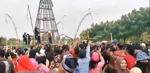 Tradisi Gunungan Tempe Raksasa: 30 Perajin Sumbang 2,5 kuintal Kedelai