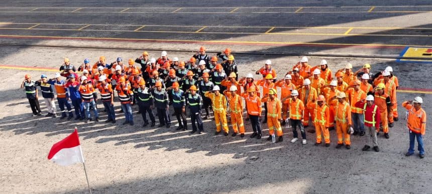 Meriahnya HUT RI di TPS,Upacara yang Unik Hingga Sirine Kapal Berbunyi