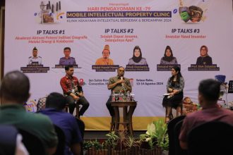 Training of Trainer kepada operator klinik Kekayaan Intelektual se-Jatim yang digelar Kemenkumham Jatim (Foto : Humas Kemenkumham Jatim)