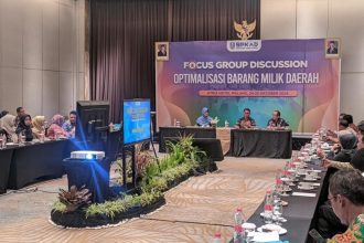 BPKAD Pemprov Jatim menggelar FGD membahas rencana penerapan Undang-Undang Nomor 1 Tahun 2022 tentang Hubungan Keuangan Pemerintah Daerah. (Foto : Pemprov Jatim)